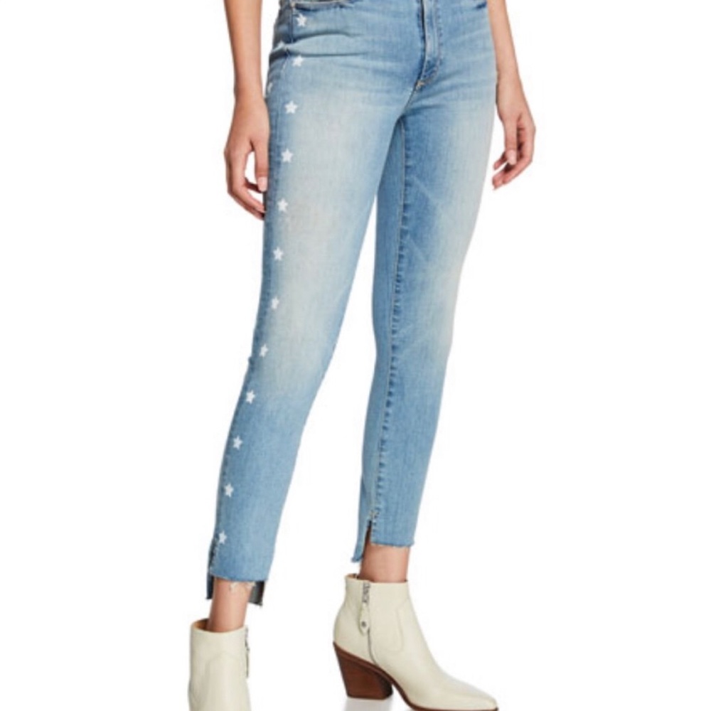 Black Orchid Miranda Step Hem Star Jeans